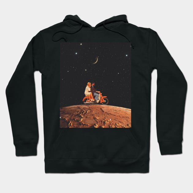 Mars ride Hoodie by CollageSoul